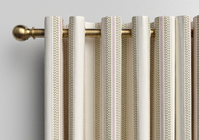 Noble Stripe, Moss - Made to Measure Curtains - Image 12